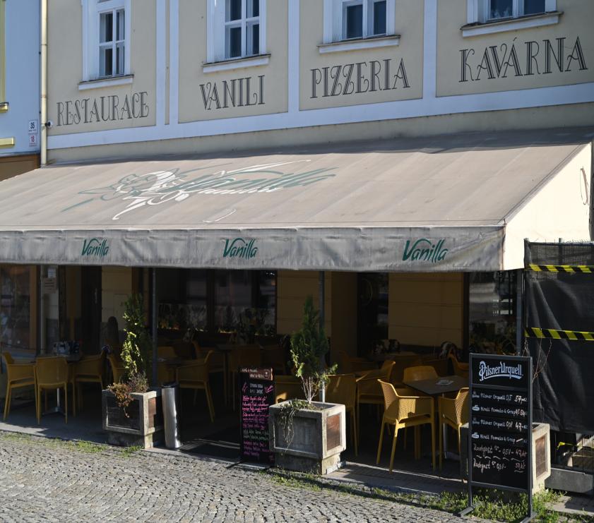 restaurace v historickém centru města
