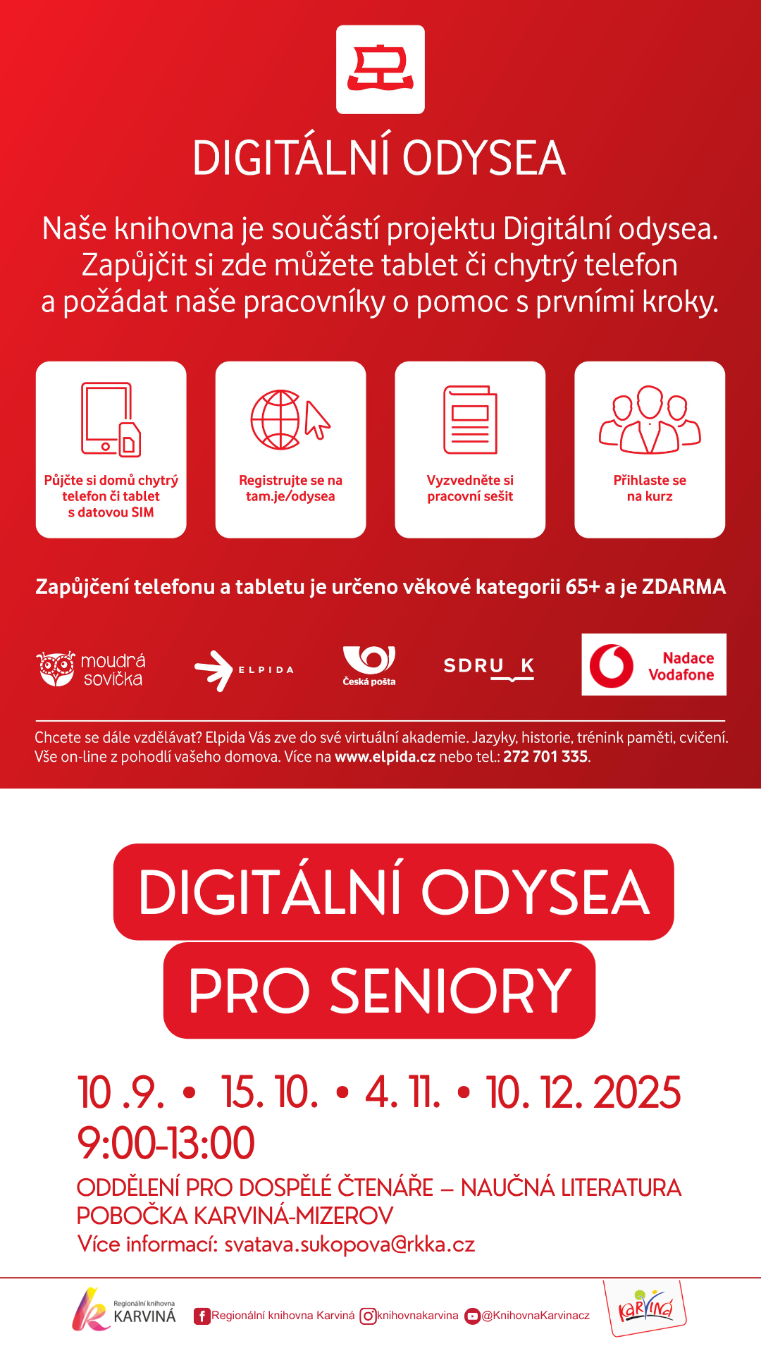 Digitální odysea pro seniory