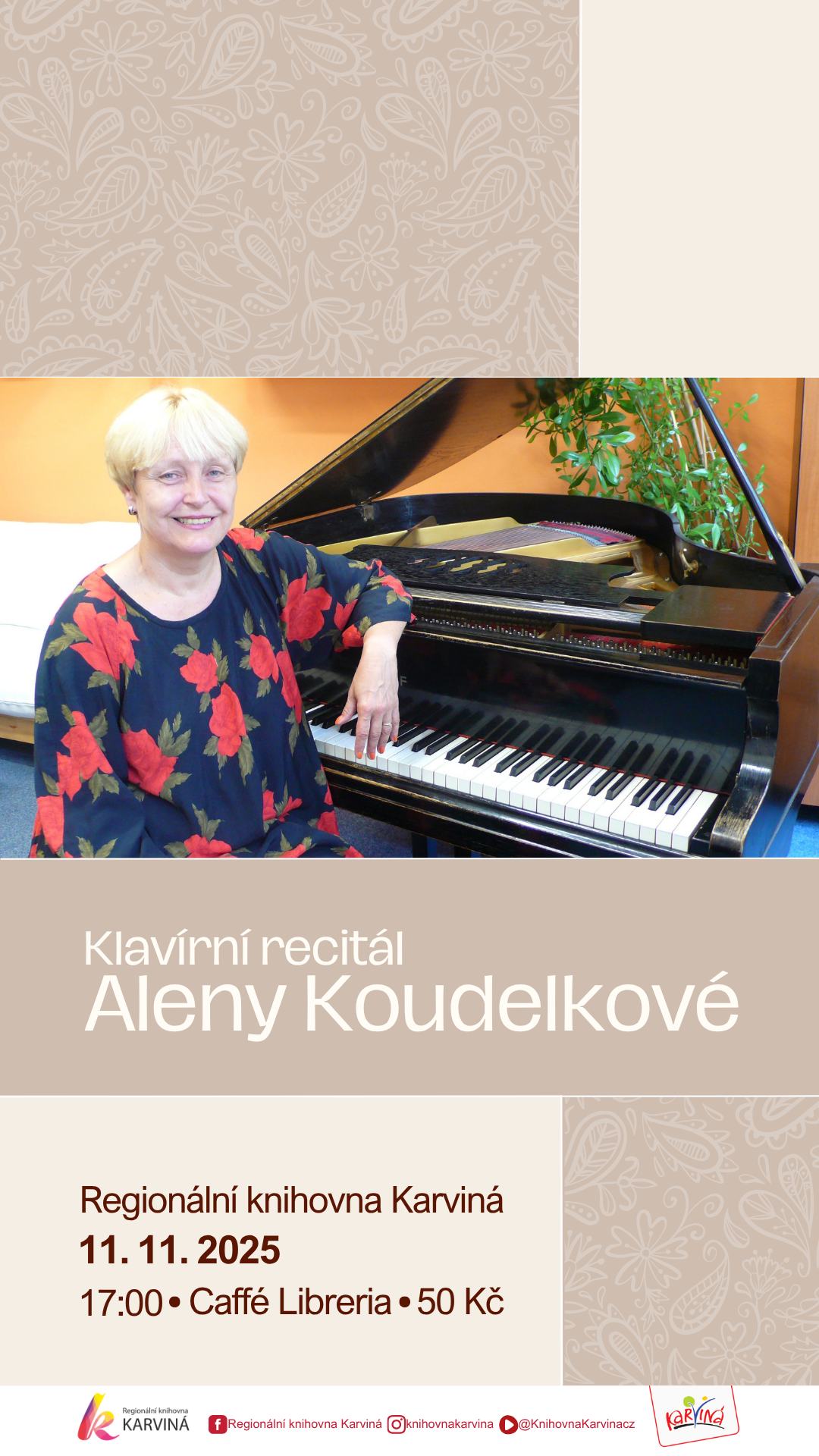 Klavírní recitál Aleny Koudelkové