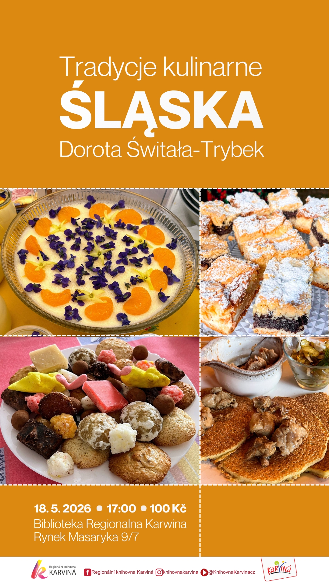 Spotkanie z Dorotą Świtala-Trybek: Kulinarne tradycje Śląska