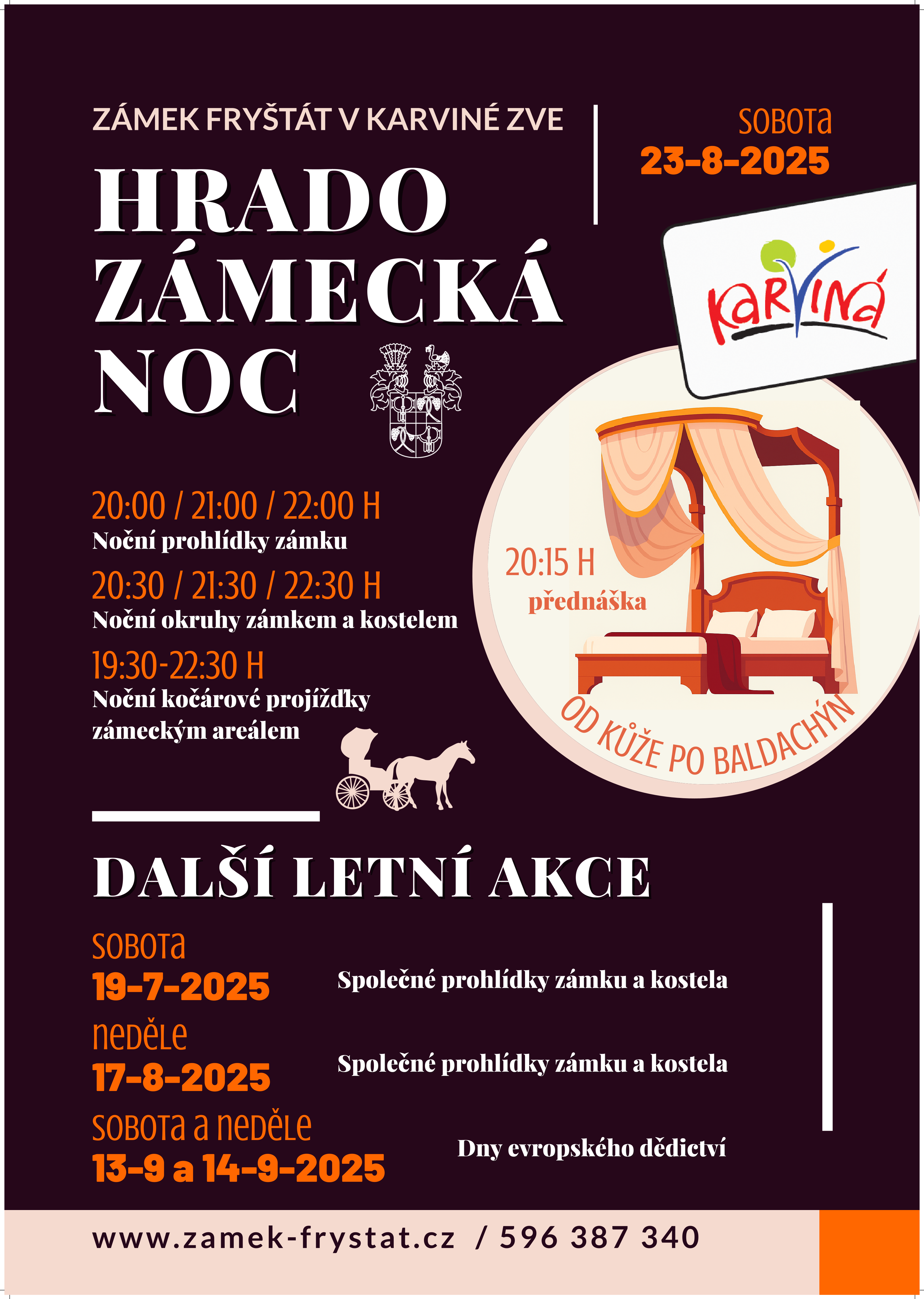 Speciální prohlídka zámku a kostela