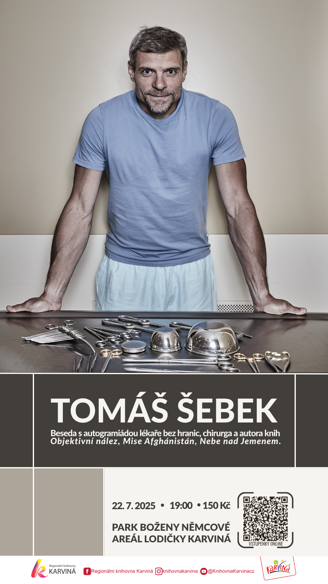 Beseda s lékařem bez hranic Tomášem Šebkem