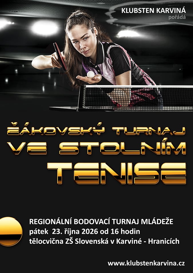 Žákovský turnaj ve stolním tenise