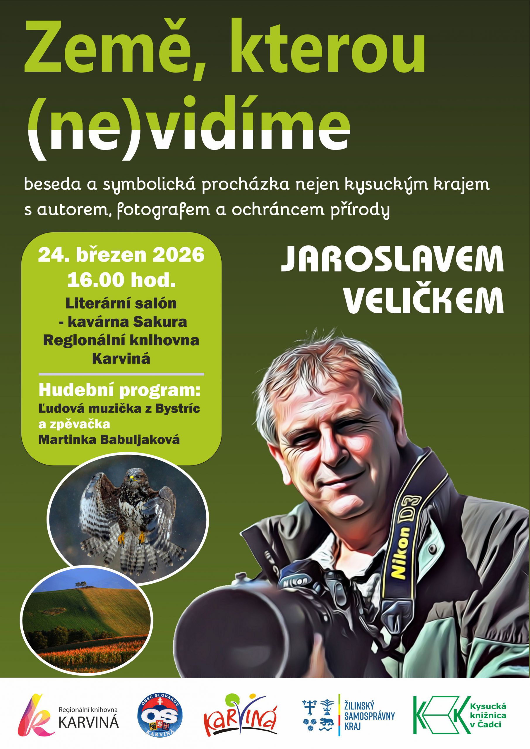 Beseda s Jaroslavem Veličkem: Země, kterou (ne)vidíme