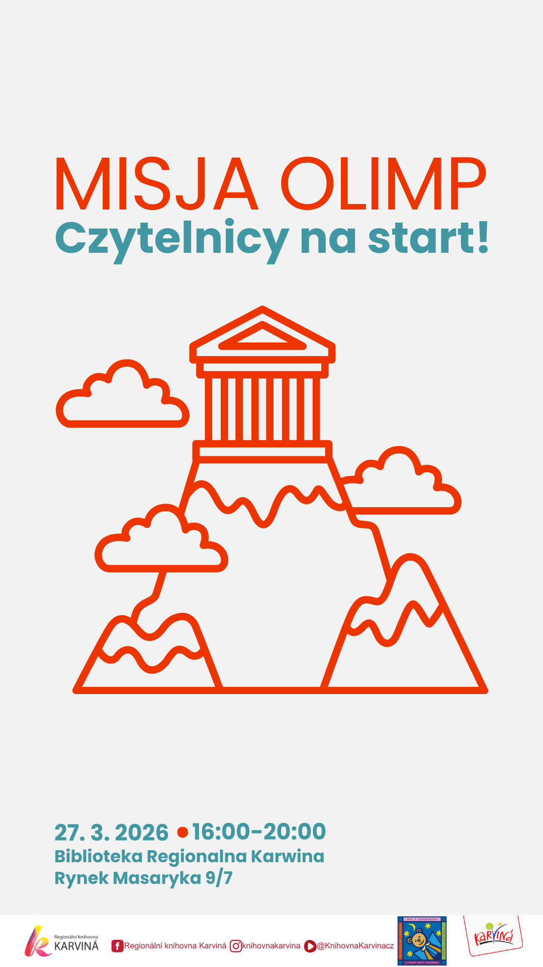 Wieczór z Andersenem – „Misja: Olimp – Czytelnicy na start!“