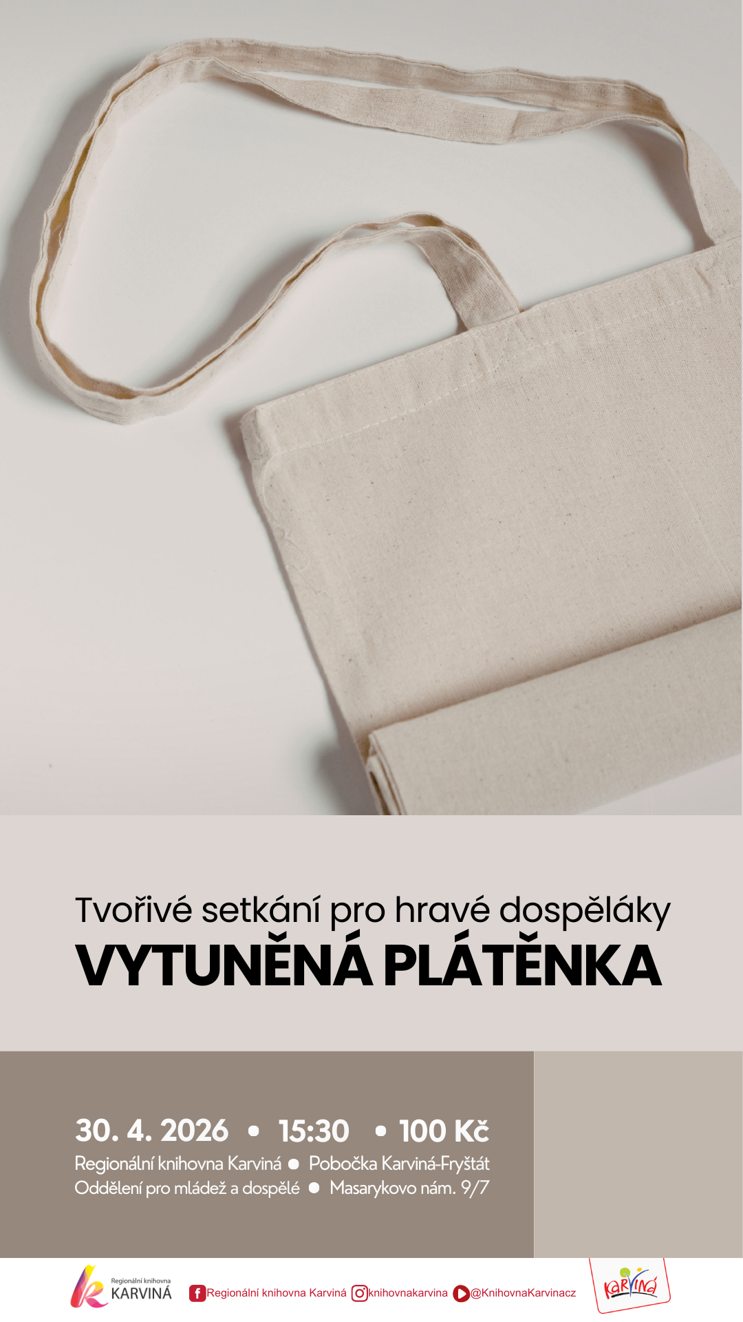 Tvořivé setkání pro hravé dospěláky - Vytuněná plátěnka