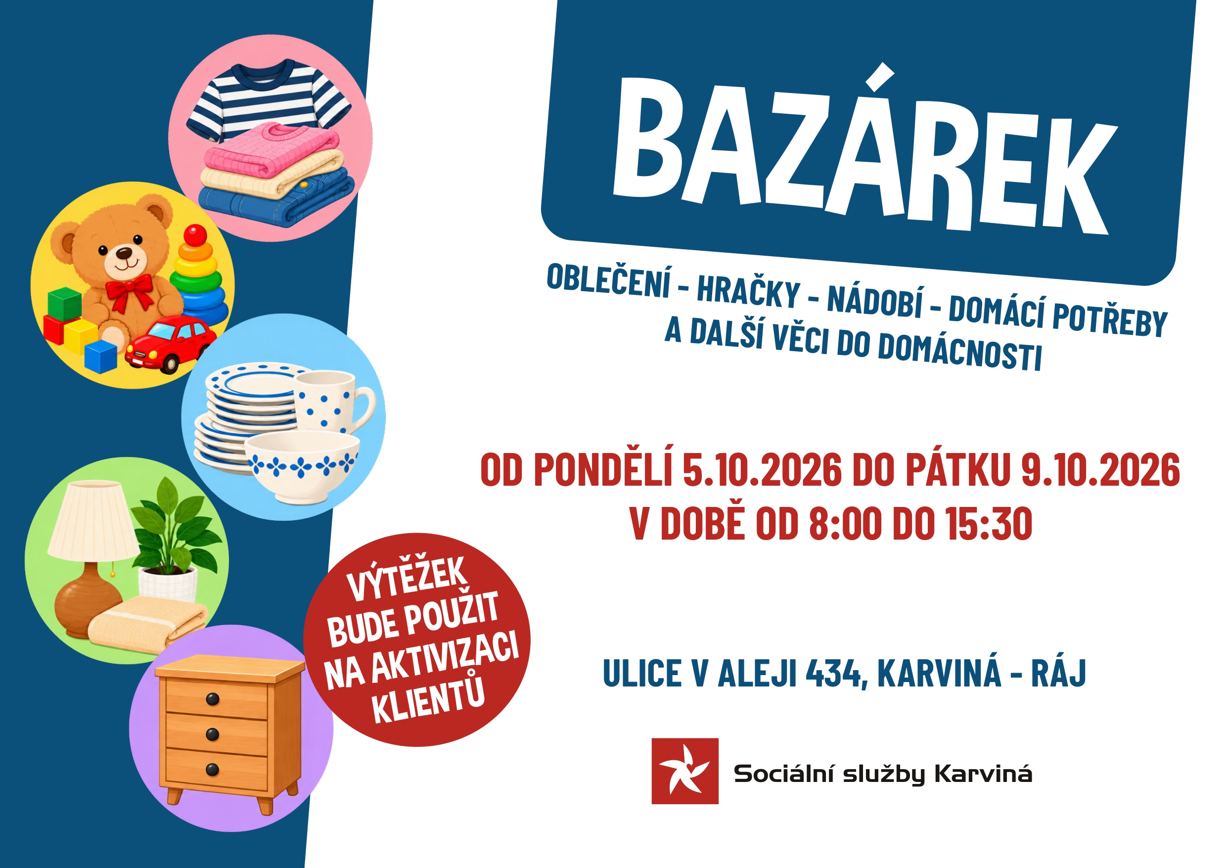 Bazárek Denního stacionáře v Aleji