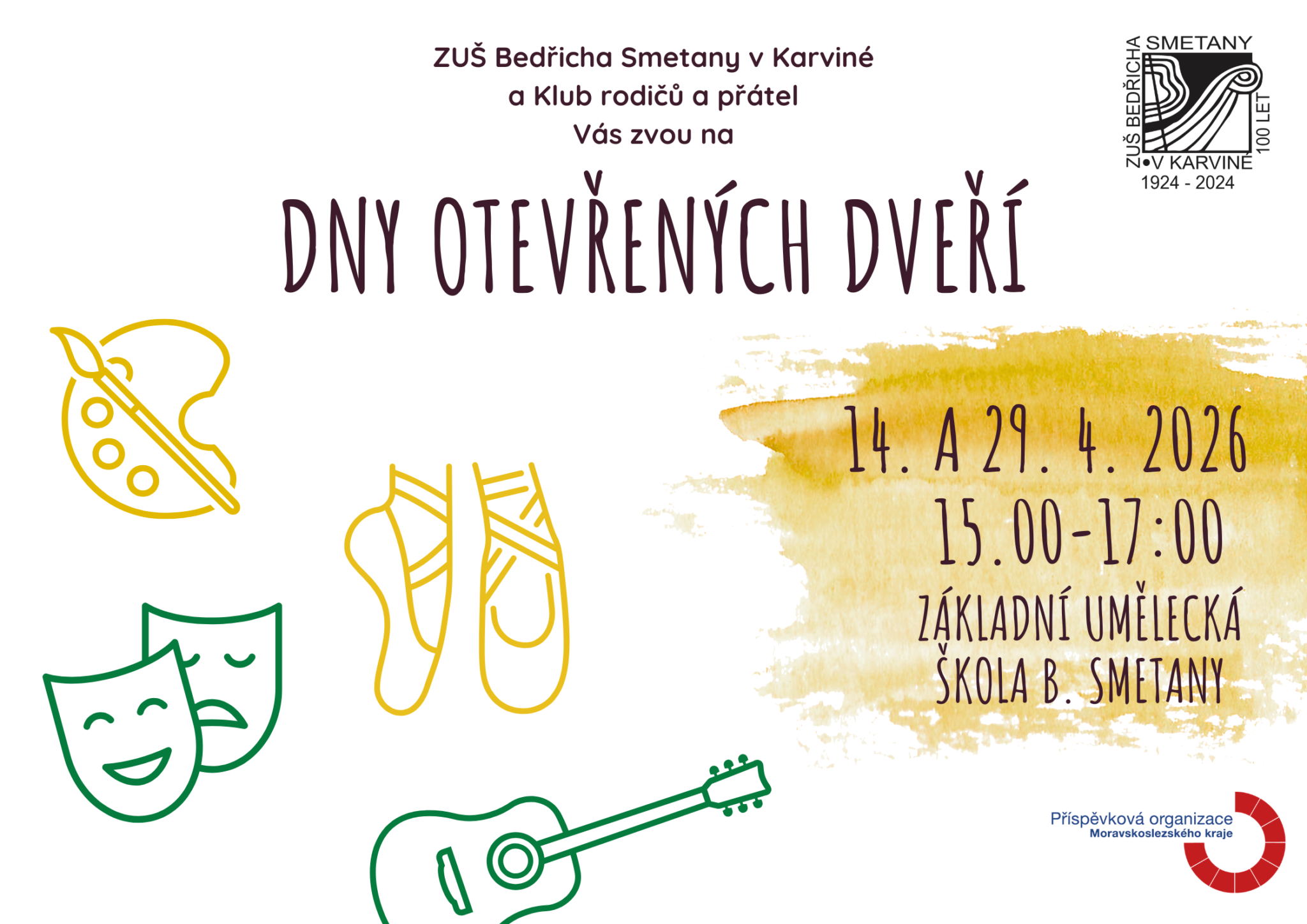 Den otevřených dveří ZUŠ Bedřicha Smetany v Karviné