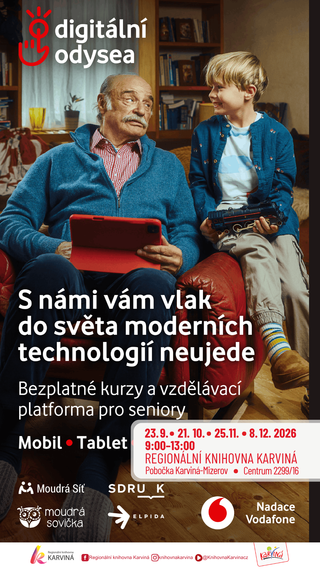 Digitální odysea pro seniory
