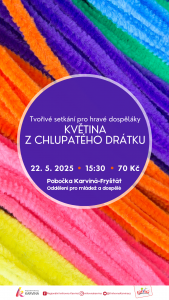 Tvořivé setkání pro hravé dospěláky - Květina z chlupatého drátku