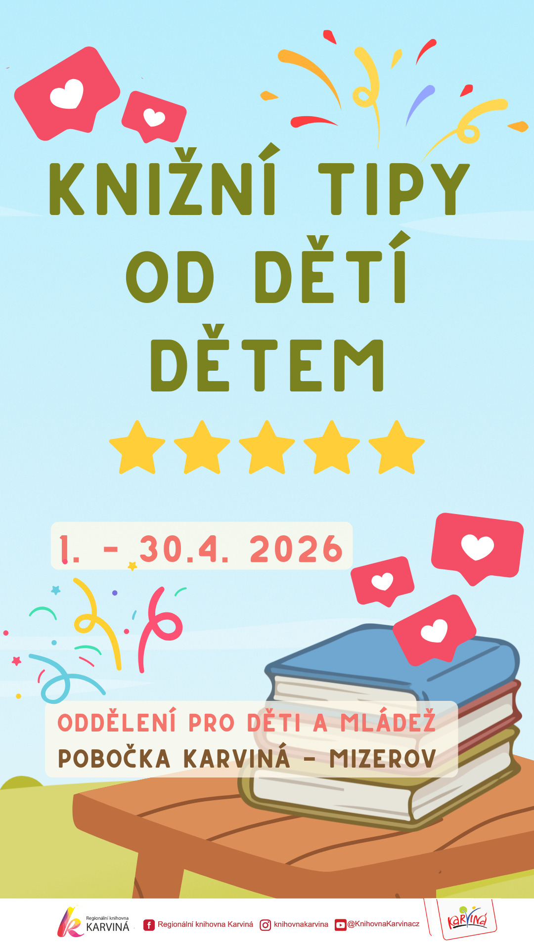 Knižní tipy od dětí dětem