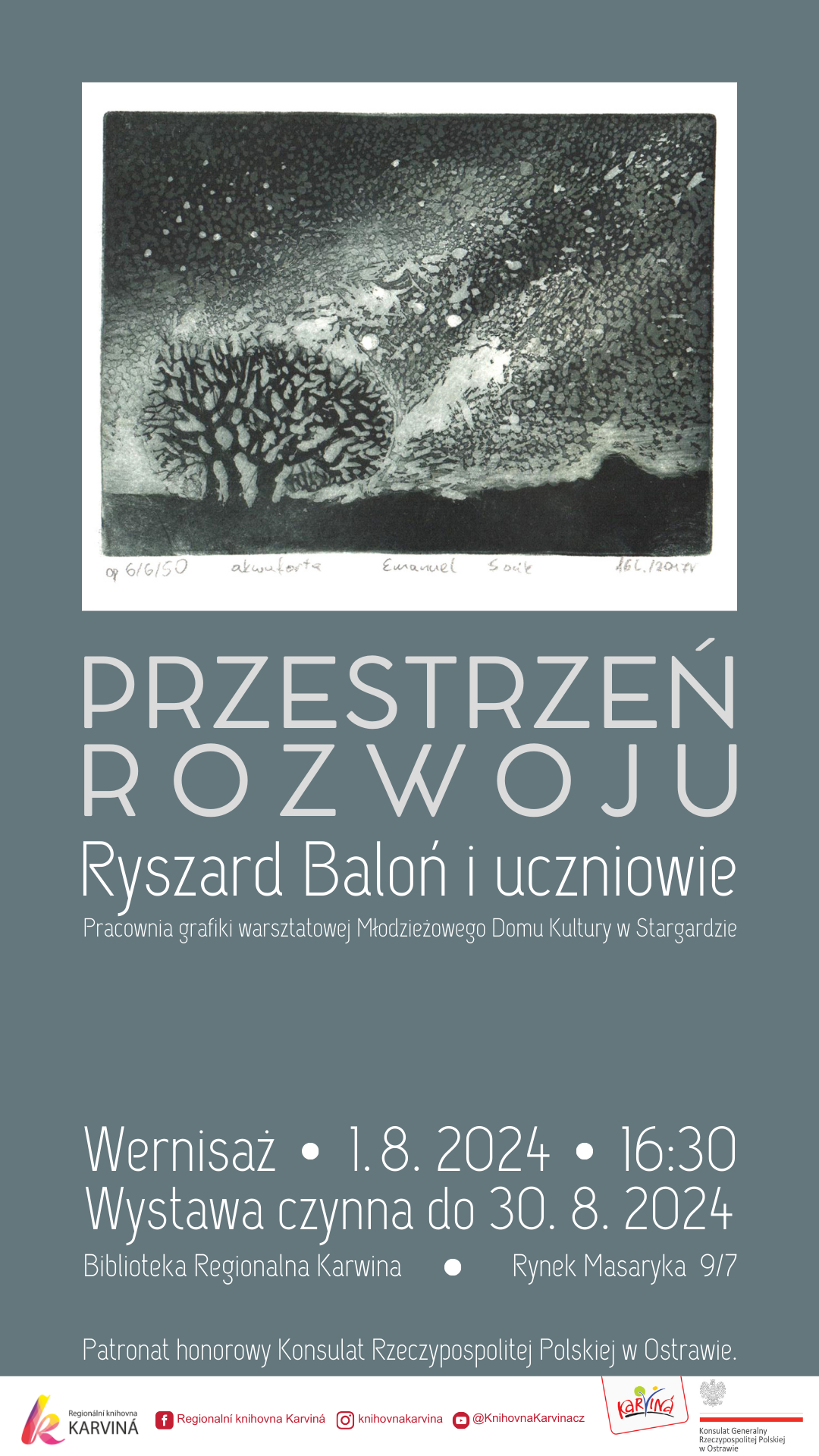 Wystawa – Ryszard Baloń – „Przestrzeń rozwoju”